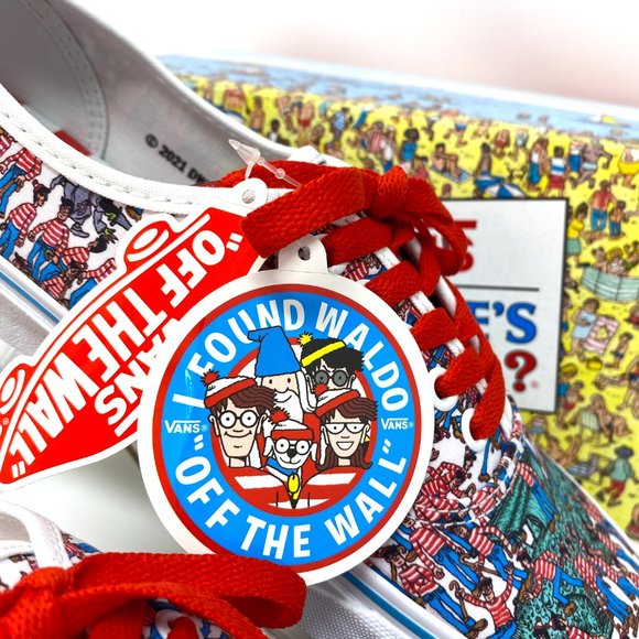 💖MEGA SALE💖VANS Authentic Where_s WALDO Multi Canvas Women's VN0A348A3RZ - Picture 11 of 12